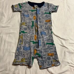 The Children's Place Gray Animal Print Bodysuit